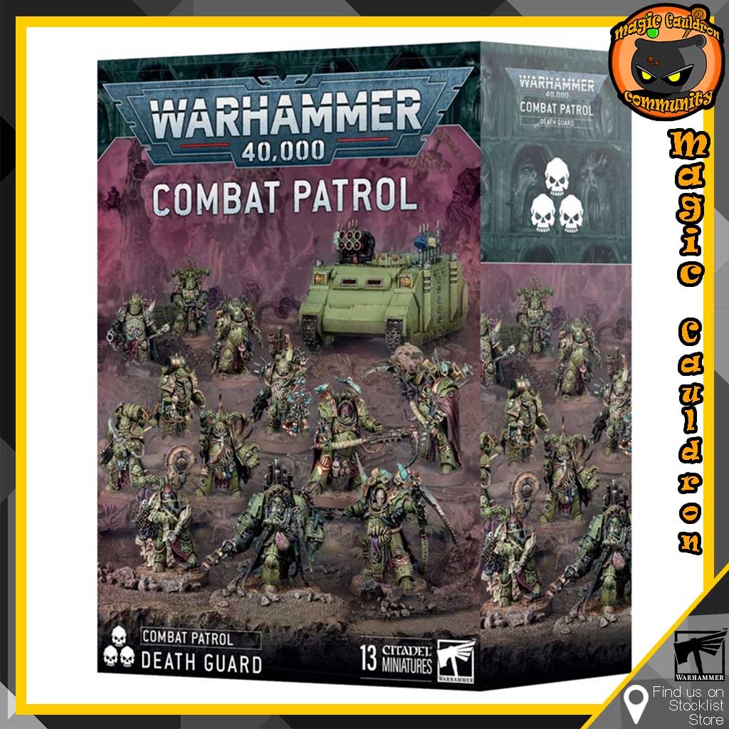 พร้อมส่ง Warhammer 40K Ed10 Combat Patrol Death Guard | Shopee Thailand