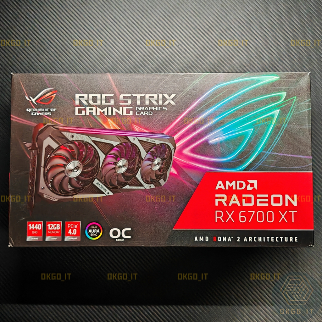 ROG STRIX RX 6700 XT 12GB (มือสอง) | Shopee Thailand