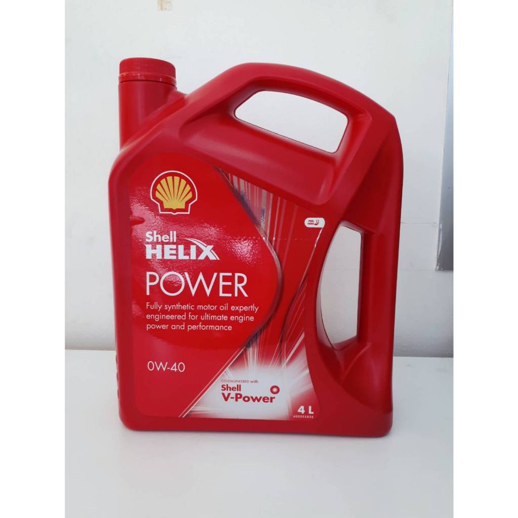 น้ำมันเครื่องเชลล์ น้ำมันสังเคราะห์แท้ 100% Helix V-power Synthetic ...