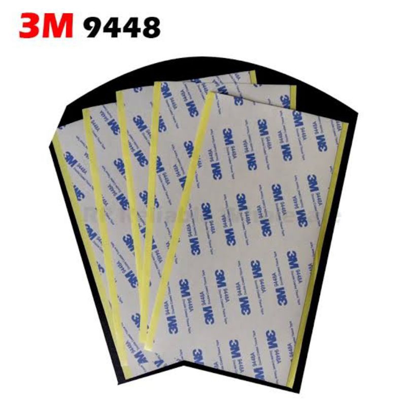 กาวสองหน้า 3M 9448A แบบแผ่น บาง หนา 150 mic. Double Side Tissue Tape ...