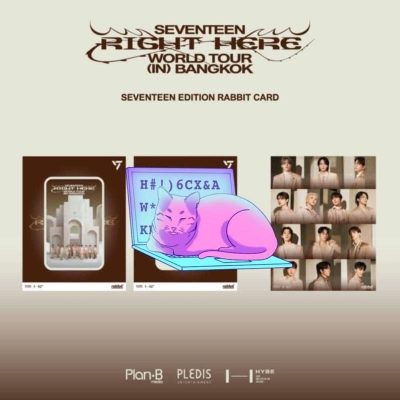 บัตรRabbit Card ลาย Seventeen | Shopee Thailand