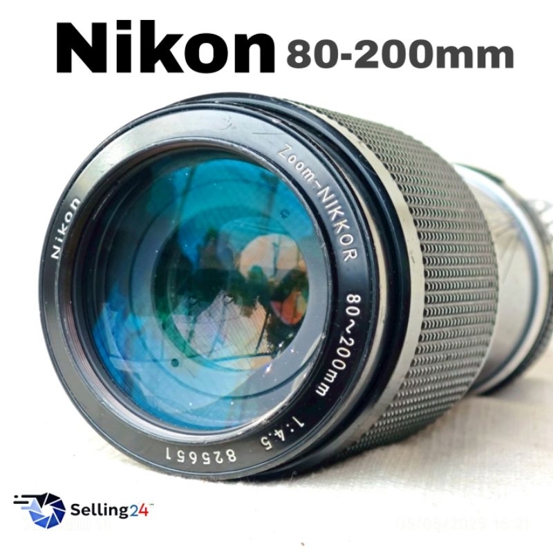 Used Nikon Zoom-Nikkor 80-200mm f/4.5 Non-Ai Lens - Green Mountain Camera