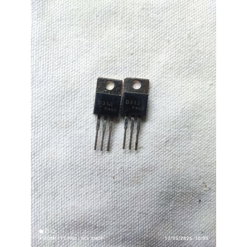 D313 NPN transistor sanyo จำนวน 1 ตัว | Shopee Thailand
