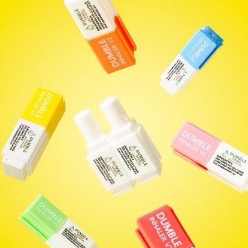 ยาดมดัมเบิ้ลวีทู Dumble Inhaler V2 ต่อกันได้เป็น2รู หรือพกแยกได้ (ราคา1 ...