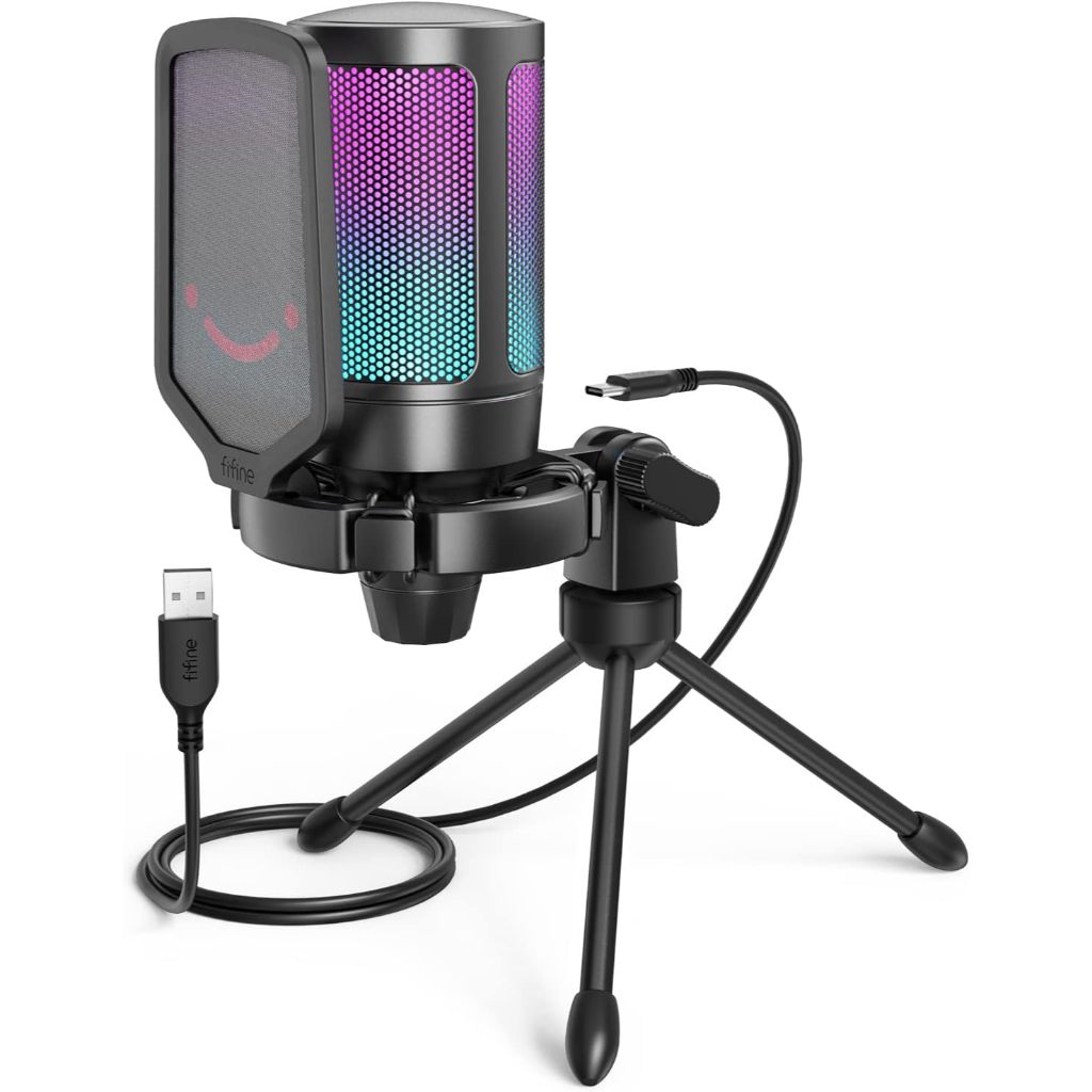 FIFINE A6V AMLIGAME ไมโครโฟน USB คอนเดนเซอร์ Condenser Microphone ...