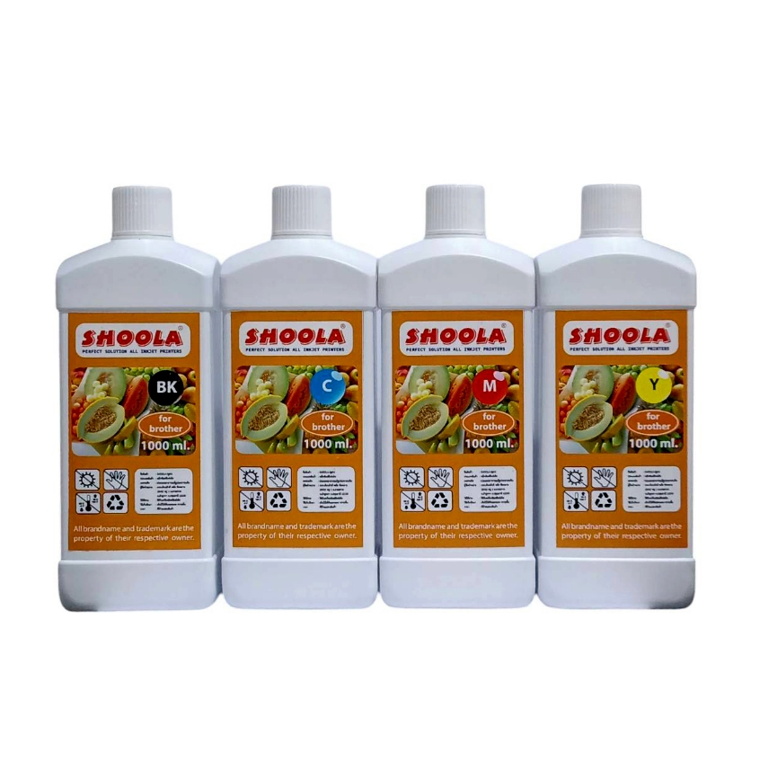 หมึกเติม SHOOLA Inkjet Refill For Brother เกรดพรีเมี่ยม สำหรับเติม ...
