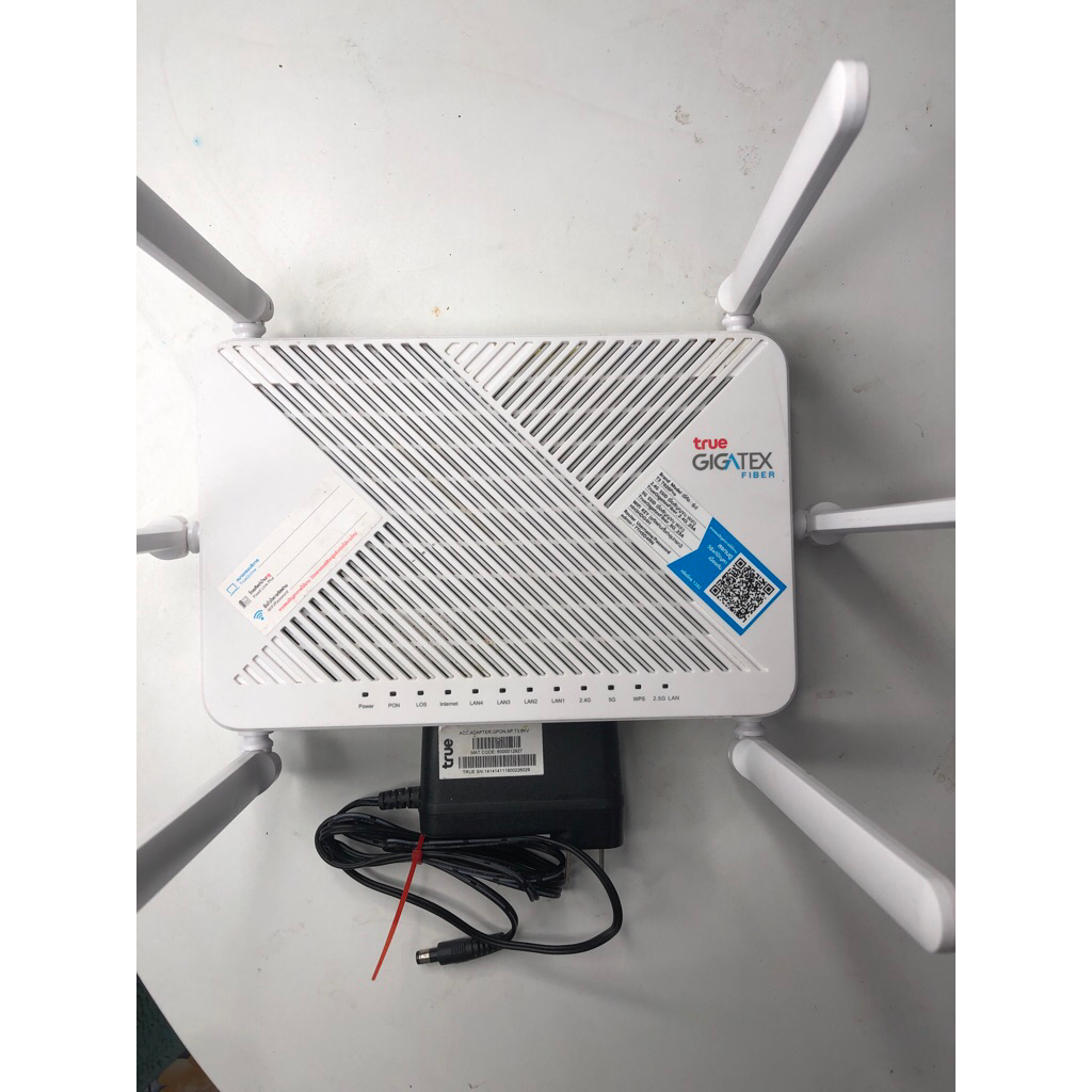 True Gigatex fiber Wifi6 Ax3000 T626Pro ไวไฟ6 มือสองใช้งานได้ปกติ ...