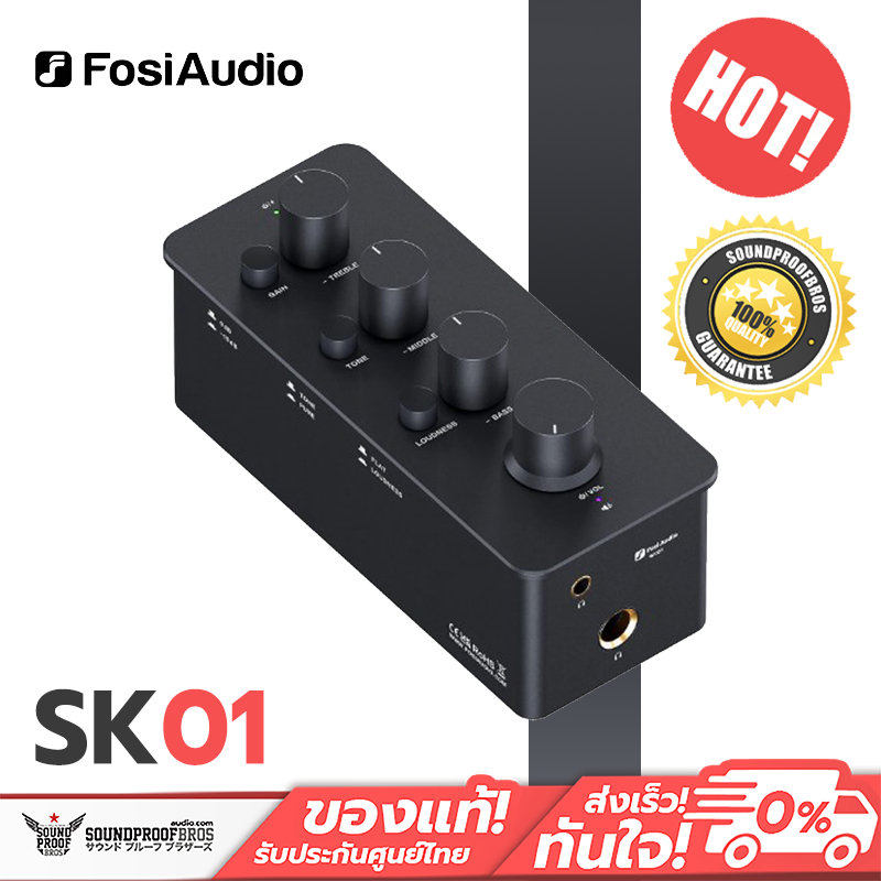 Fosi Audio - SK01 Headphone Amplifier/Preamplifier ปรับแต่งเสียงแหลม ...