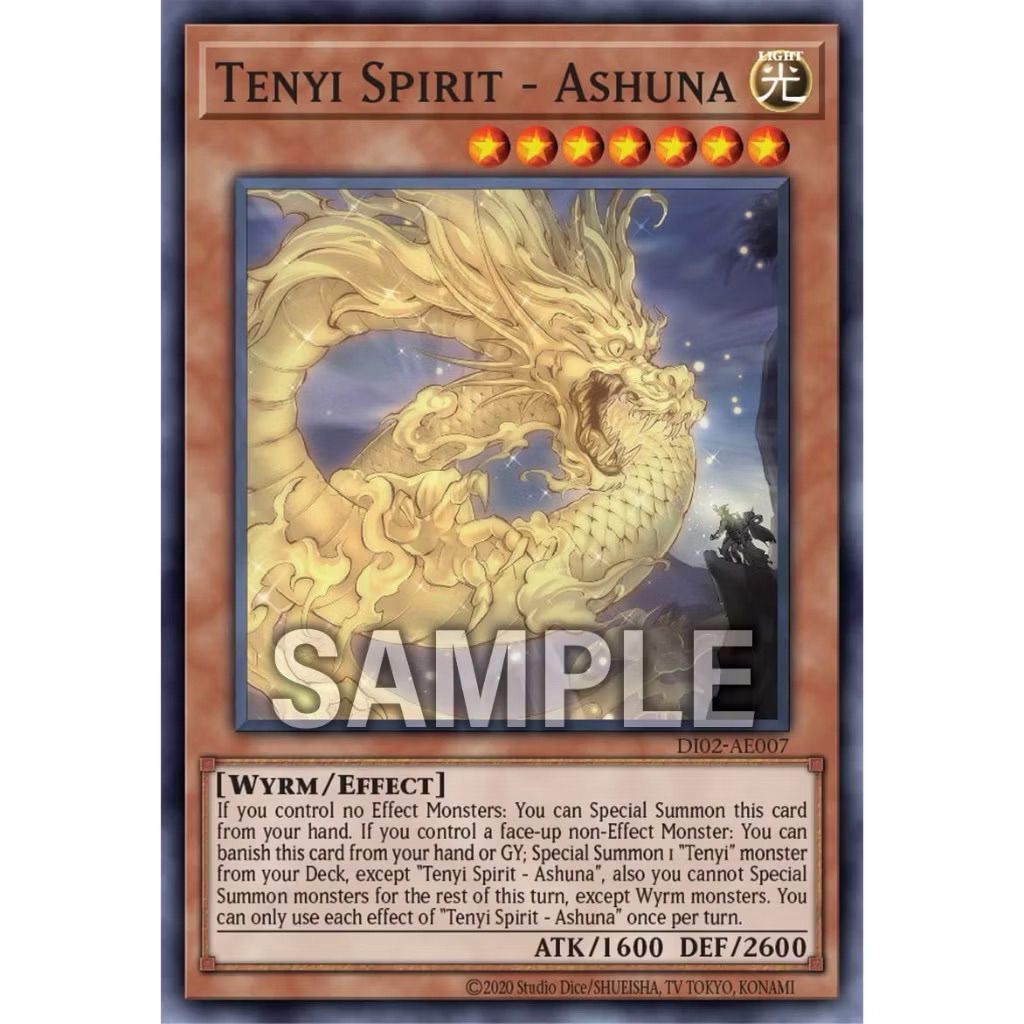 Yugioh Asia-Eng [DI02-AE007] Tenyi Spirit - Ashuna (Common) การ์ดยูกิ ...