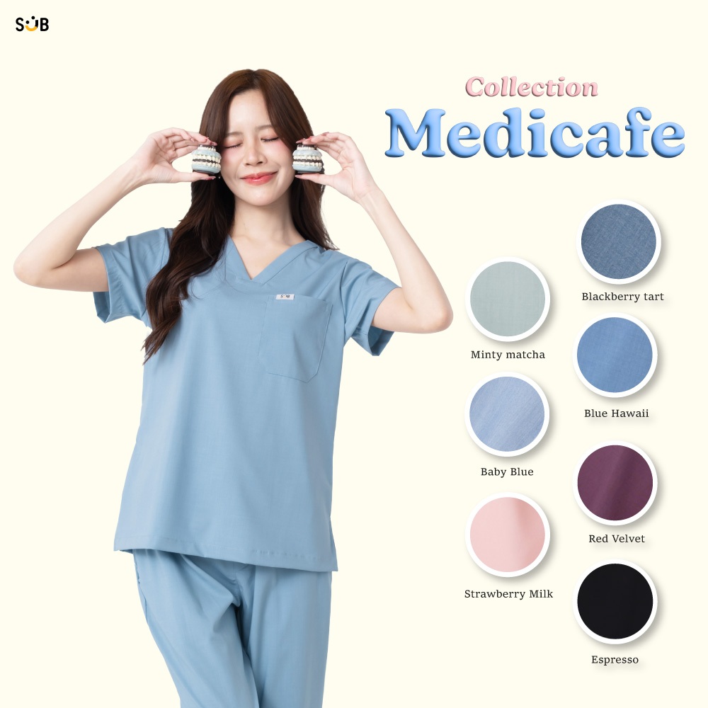 Subscrub Medicafe collection - (ชุดสครับ ชุดสครับหญิง ชุดสครับหมอ ...
