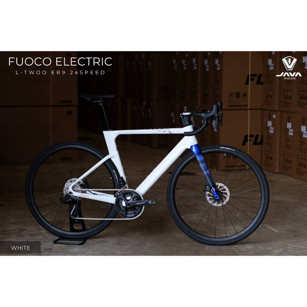 จักรยานเสือหมอบ JAVA Fuoco Electric เกียร์ไฟฟ้า L-Twoo eR9 24sp ...