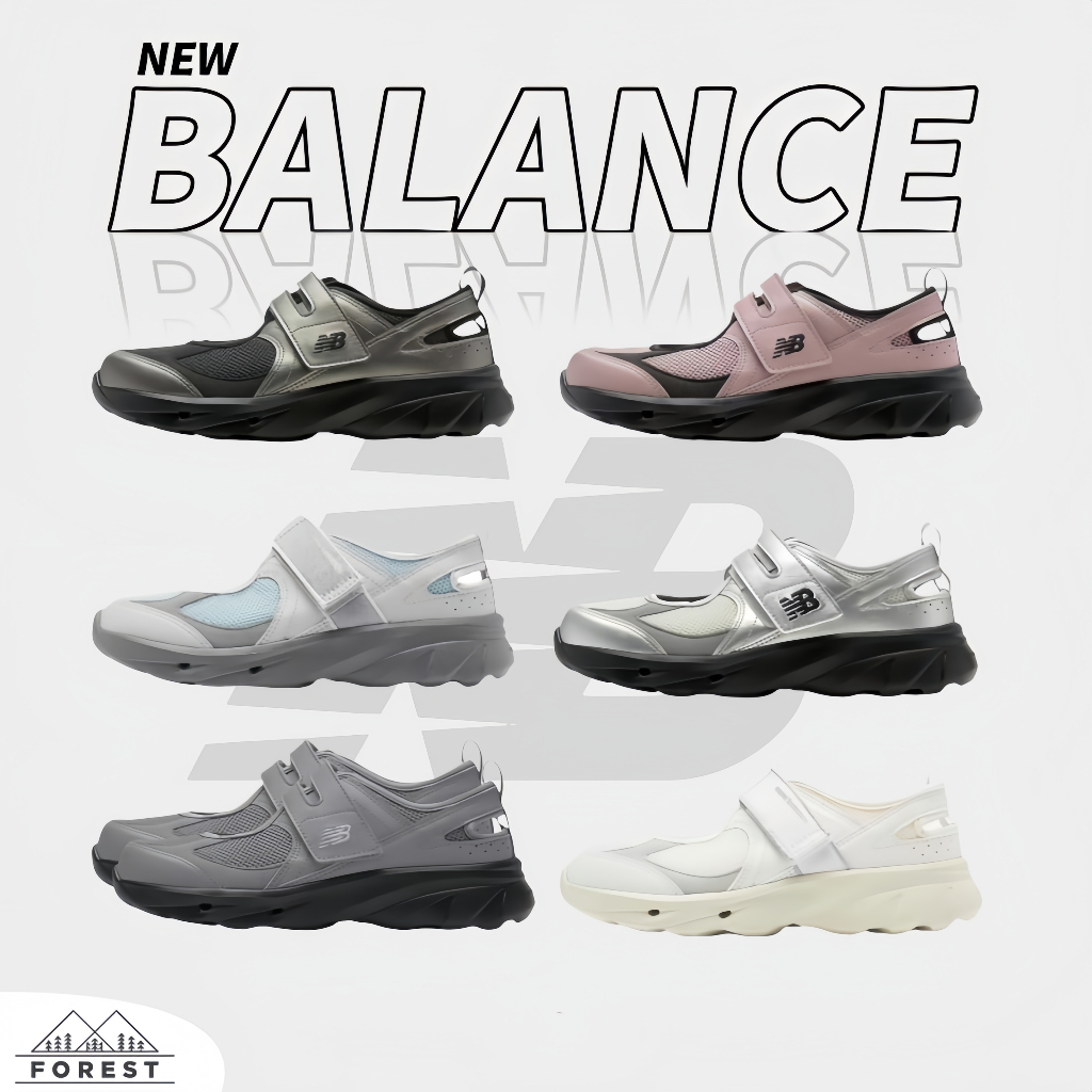 【ของแท้ 100 %】New Balance NB Breeze 2202 6 colors women รองเท้าแตะ ...