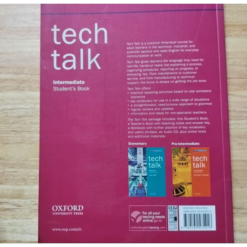 หนังสือภาษา Tech Talk Intermediate : Student's Book (P) | Shopee Thailand