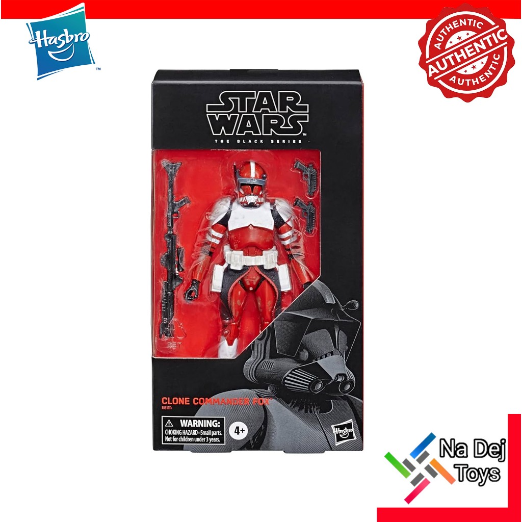 Figura De Acción STAR WARS Black Series Clone Commander Fox