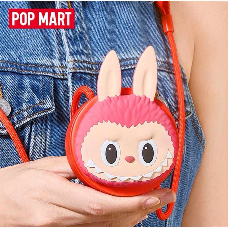 พร้อมส่งพัดลมพกพา POPMART LABUBU THE MONSTER DRUNK IN SEA มีสาย 