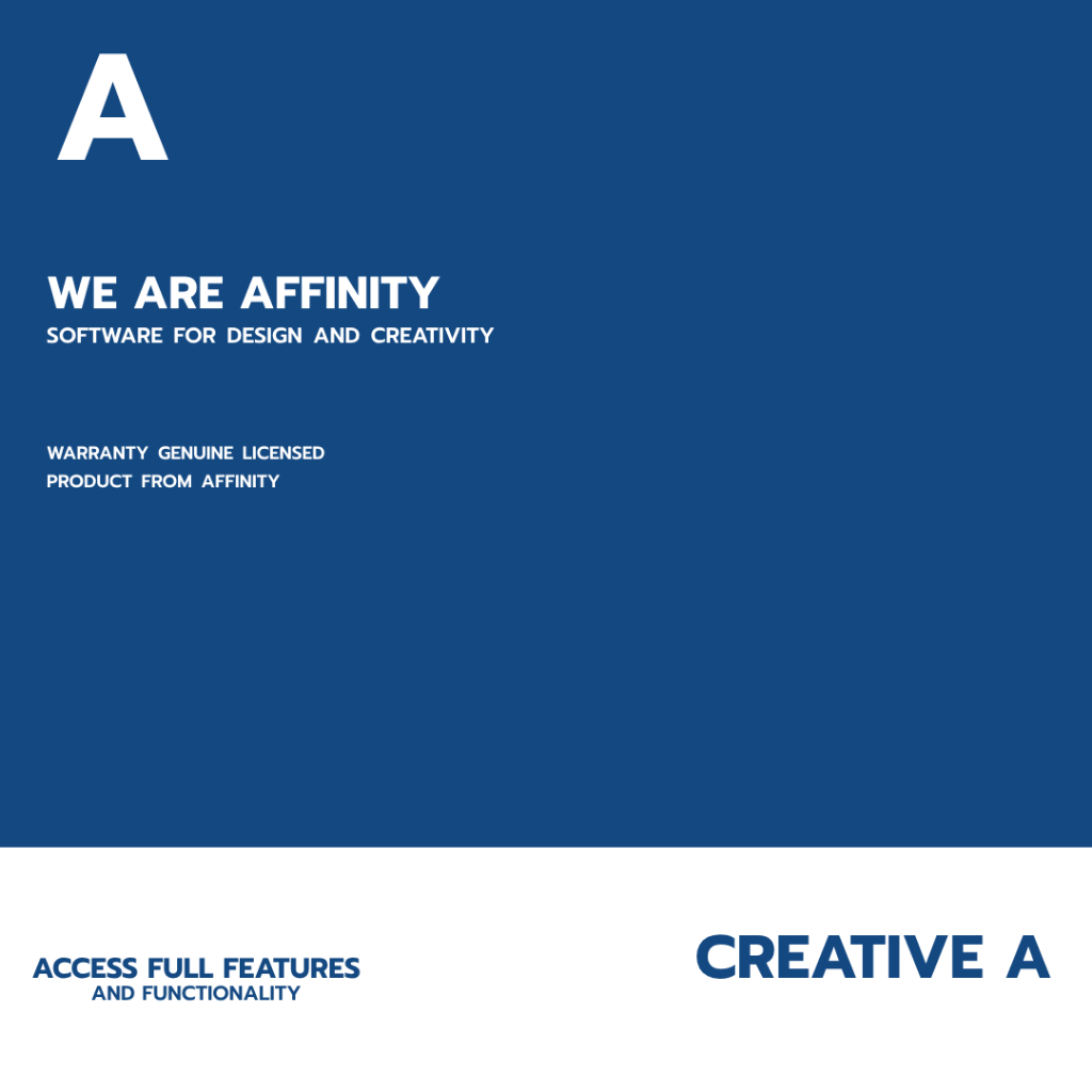 Affinity Designer two Creative Software For Professionals Licenses ...