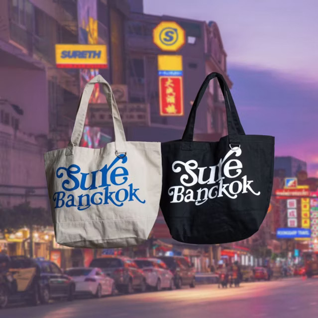 Surething Sure bangkok tote bag