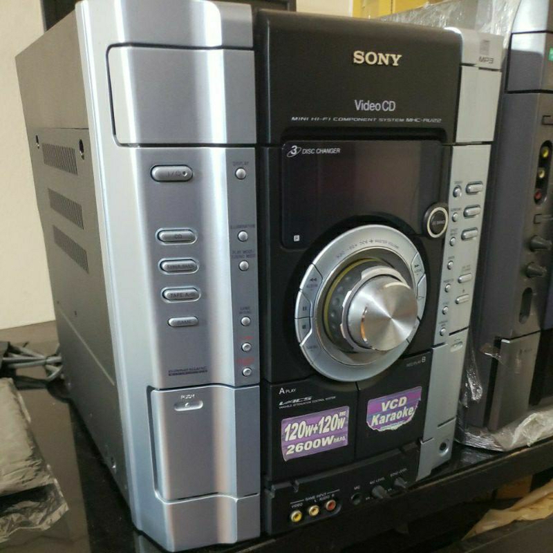 หัวเครื่องเสียง Sony MHC-RV22 120x120วัตต์ RMS 2600 วัตต์ P.M.P.O ...