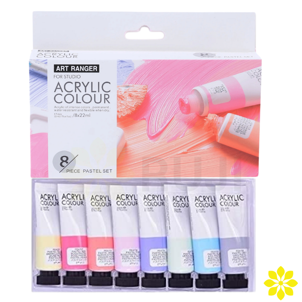 ART RANGERS PA32.08022.B ACRYLIC COLOUR PASTEL SET 8 สี ขนาด 8x22ml ...