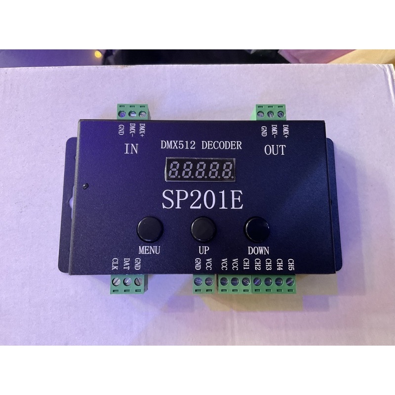 SP201E DMX512 WS2812B WS2811 DMX เป็น SPI Controller รองรับ ICs ...
