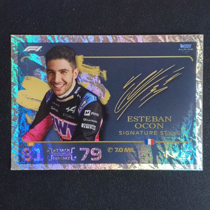 การ์ดเทอร์โบ แอทแทค 2024 SIGNATURE STYLE TOPPS TURBO ATTAX 2024 FORMULA ...