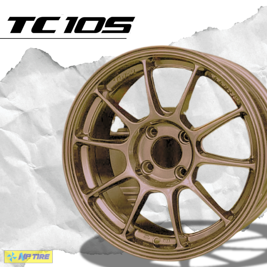 ล้อแม็กซ์ลาย TC105 ขนาด 15 นิ้ว 4รู100 (สีน้ำตาล) ล้อแต่งสำหรับเก๋งอี ...