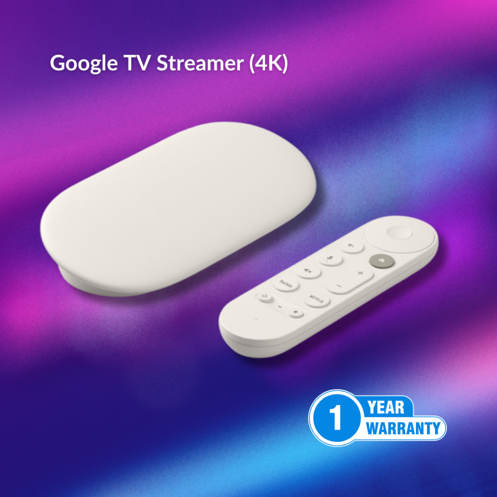 Google TV Streamer 4K อุปกรณ์สตรีมคอนเทนต์กับโทรทัศน์ รองรับ Dolby ...