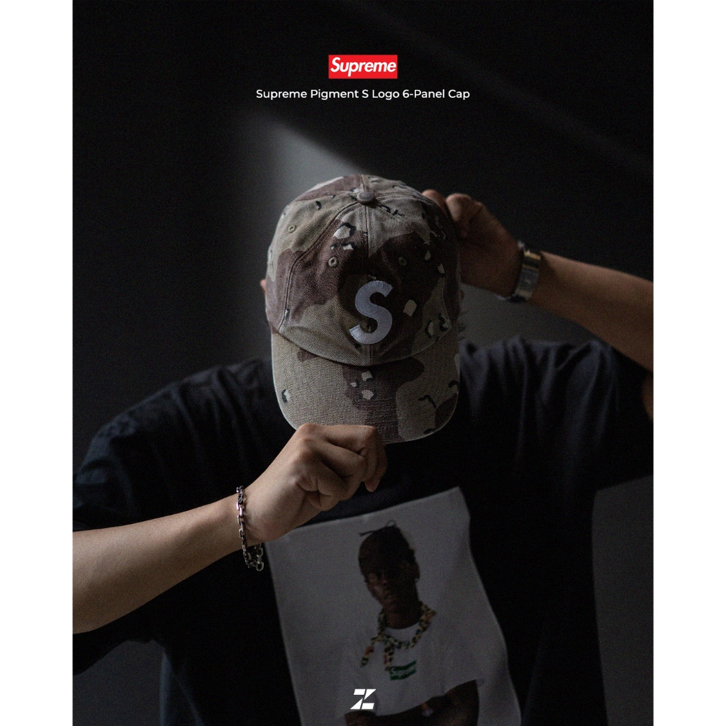 Supr Pigment S Logo 6-Panel Cap (FW24) | Shopee Thailand