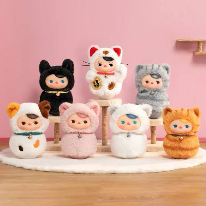 [ยกกล่อง] Pucky Roly-Poly Kitty - ตุ๊กตาล้มลุก (พร้อมส่ง) | Shopee Thailand