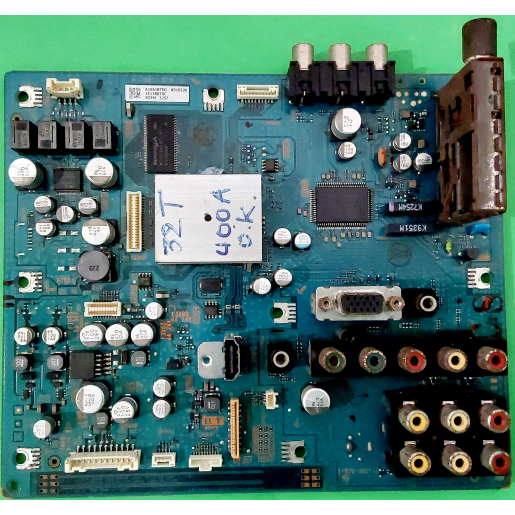 MAINBOARD SONY เมนบอร์ด พาร์ท A-1561-875-D ใช้กับรุ่น KLV-32T400A ของ ...