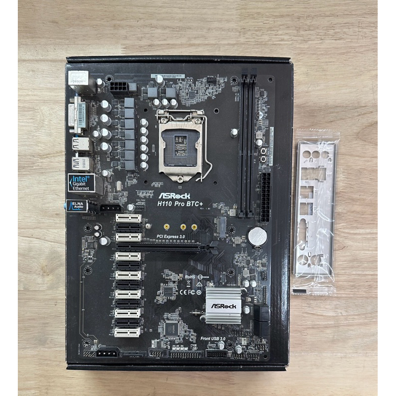 เมนบอร์ด ASROCK H110 PRO BTC+ สภาพดี | Shopee Thailand
