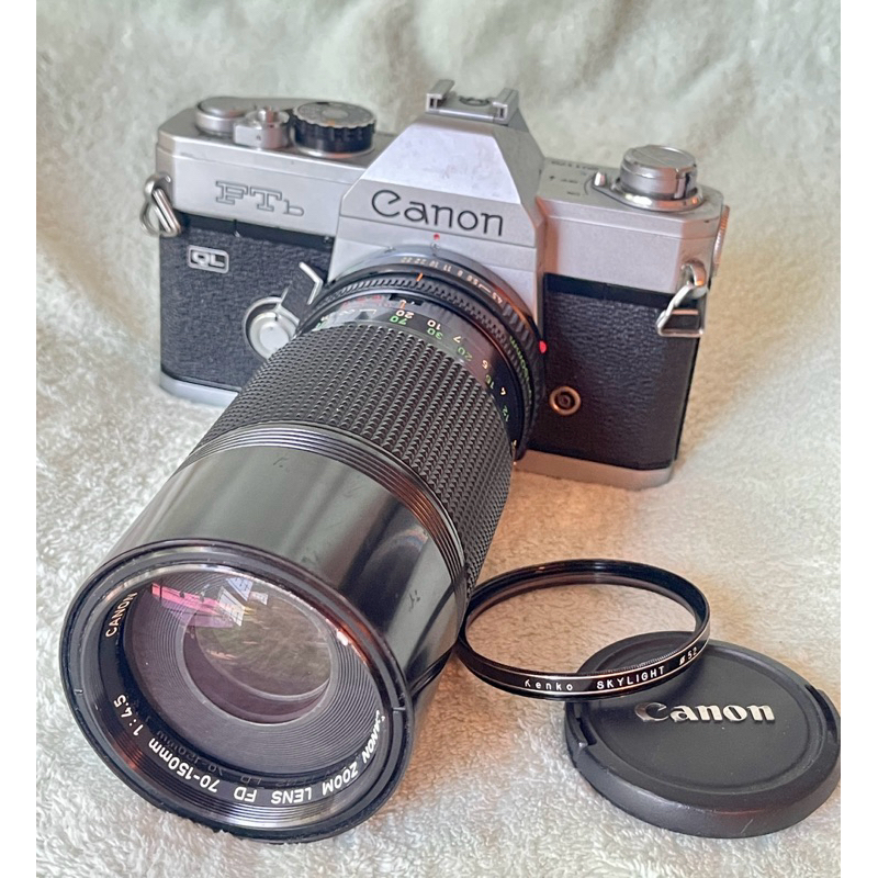 Canon FTb 十 canon zoom lens FD 70-150mm
