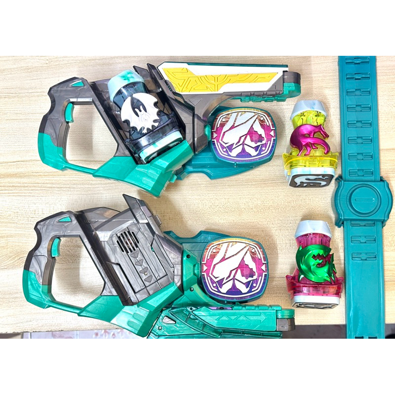 DX Two Si Driver & DX Jackal Stamp - เข็มขัดมาสไรเดอร์ไลฟ์,อีวิล สภาพดี ...
