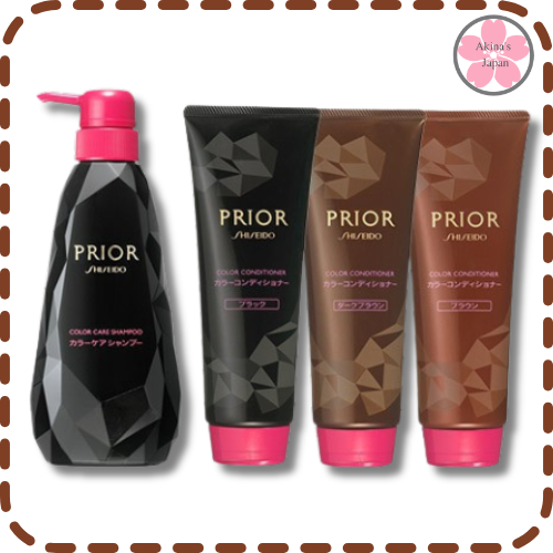 Shiseido Prior Color Conditioner, Shampoo ครีมนวดเปลี่ยนสีผม ปิดผมหงอก ...