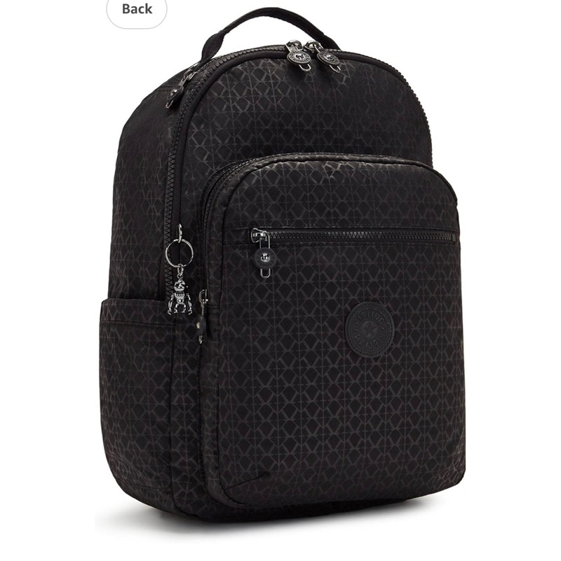 Kipling Seoul Signature Emb ผ้าดำลาย signature | Shopee Thailand