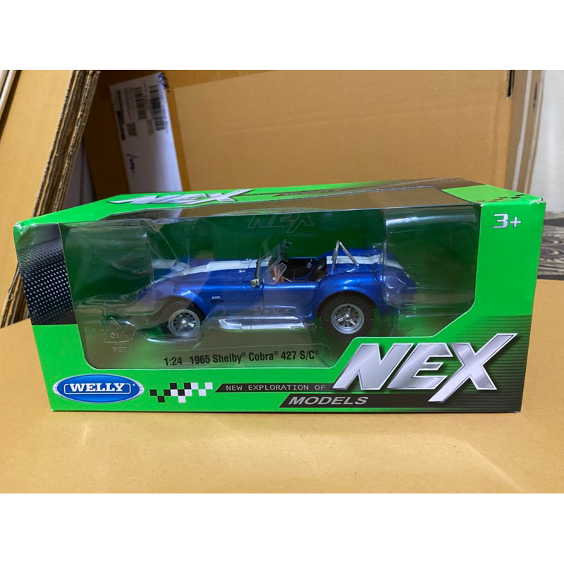 Maisto 1:24 Shelby Cobra 427 1965 – Modello Auto Pressofusa Nero – Edizione Collezione