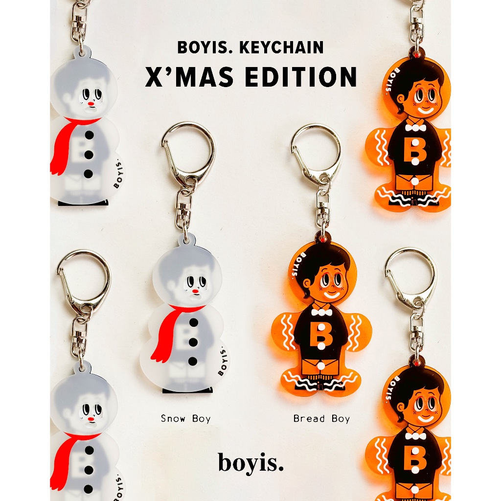 พวงกุญแจ Boyis Christmas Keychain | Shopee Thailand