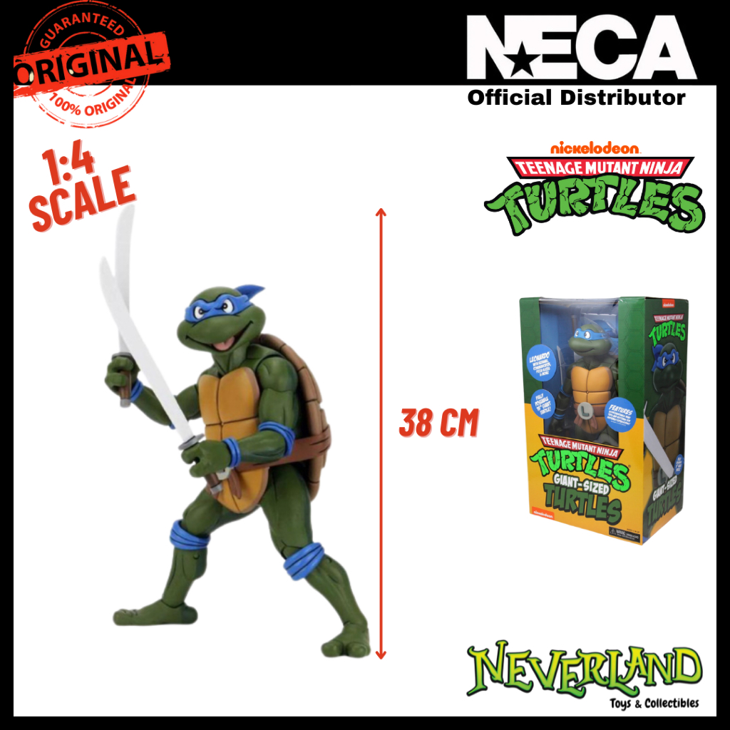 TMNT original cartoon series - Leonardo in disguise (NECA – Figurine 2021) - Tortuepédia