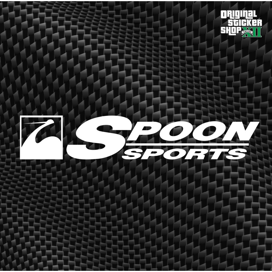 Sticker SPOON SPORT JP สปูน JDM แนวญี่ปุ่น PVC กันน้ำ ทนแดด ทนฝน ...