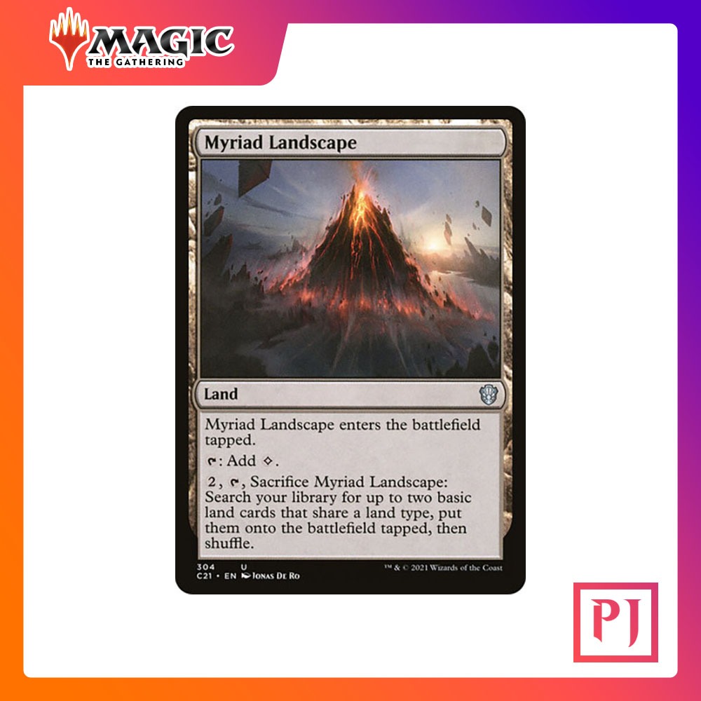 [MTG] Myriad Landscape [C21] [LAND] [NORMAL] [ENG] (การ์ดเมจิค