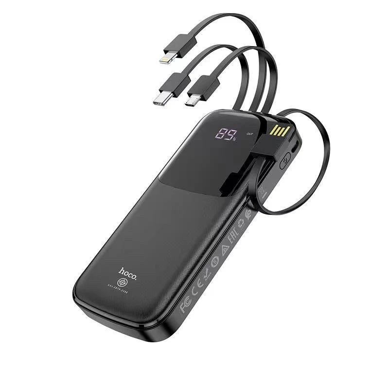 Hoco แบตสำรองพร้อมสายในตัว powerbank 10000mAh มีมอก. DB02