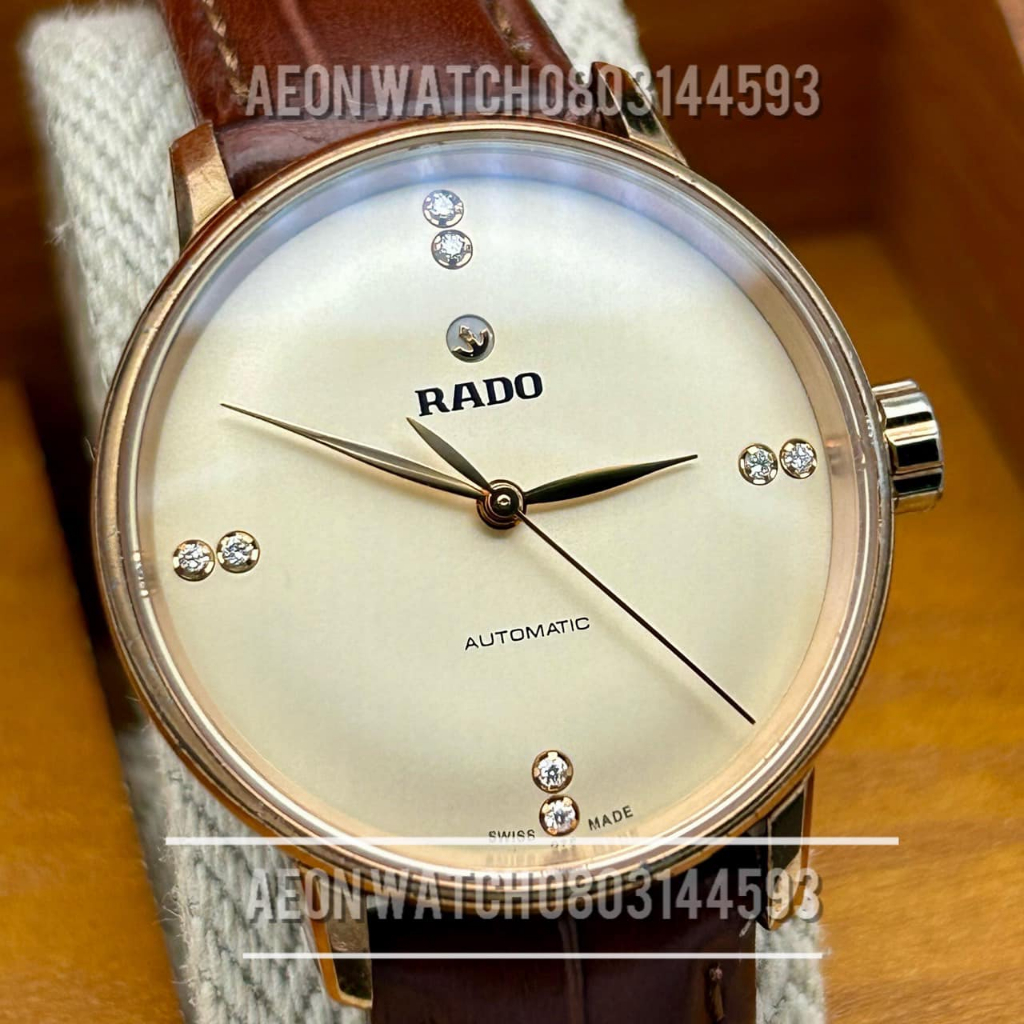 Rado Coupole Classic Automatic Rose Gold Diamonds For Lady 31mm ...