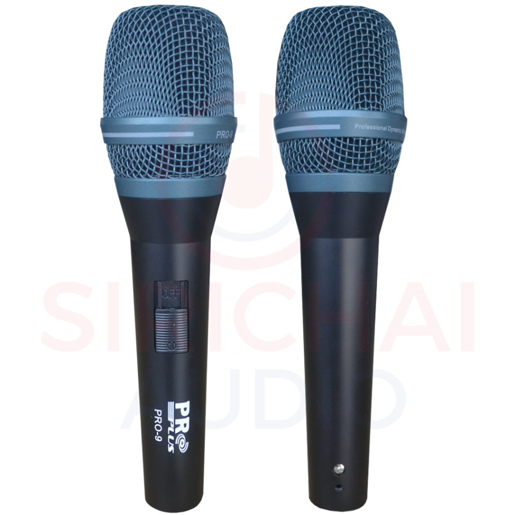 ไมโครโฟน PROPLUS รุ่น PRO9 ไมค์สายแบบถือ ไมค์สาย ไมค์ร้องเพลง sm-300