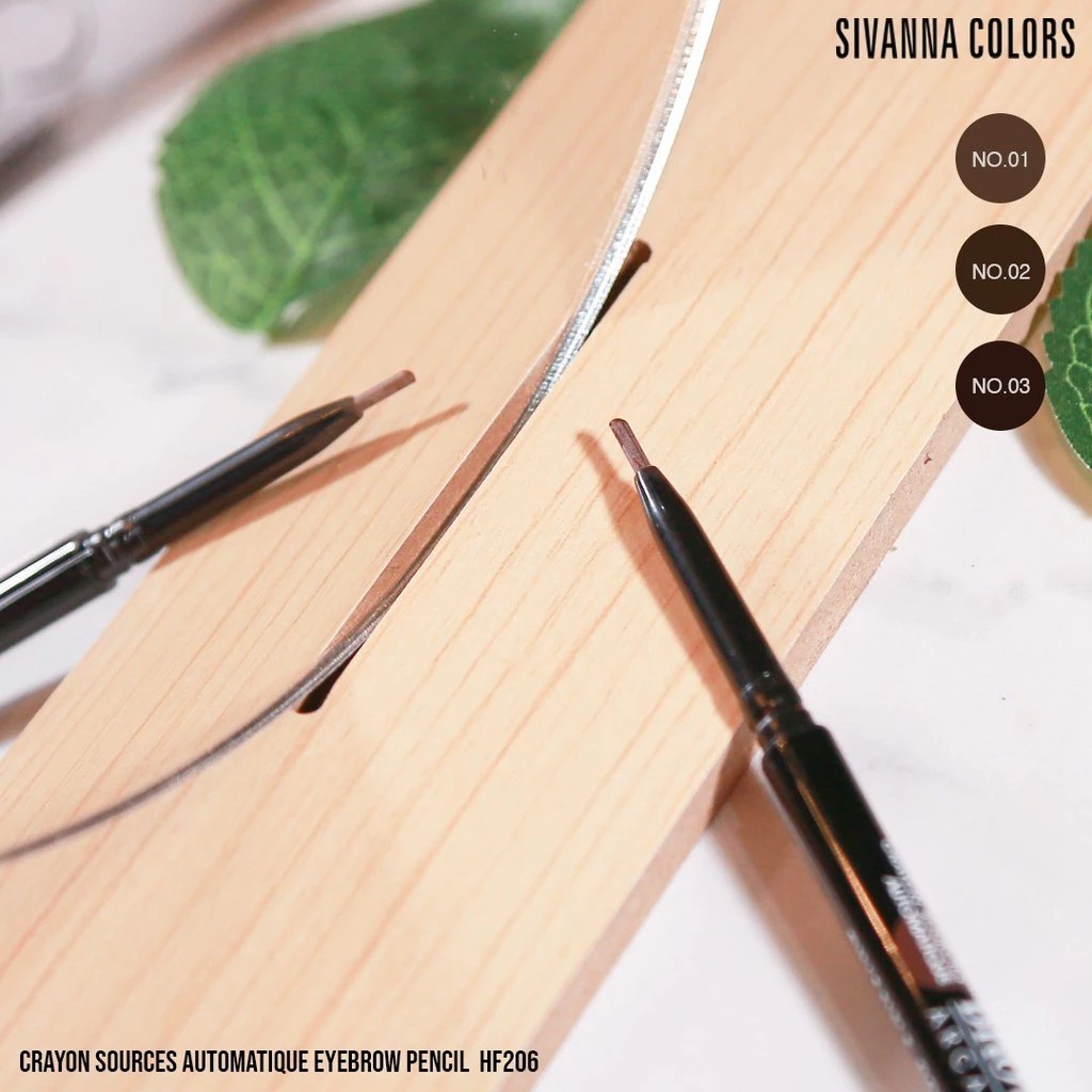 HF206 Sivanna Colors Crayon Sources Automatique Eyebrow Pencil ซีเวนน่า ...