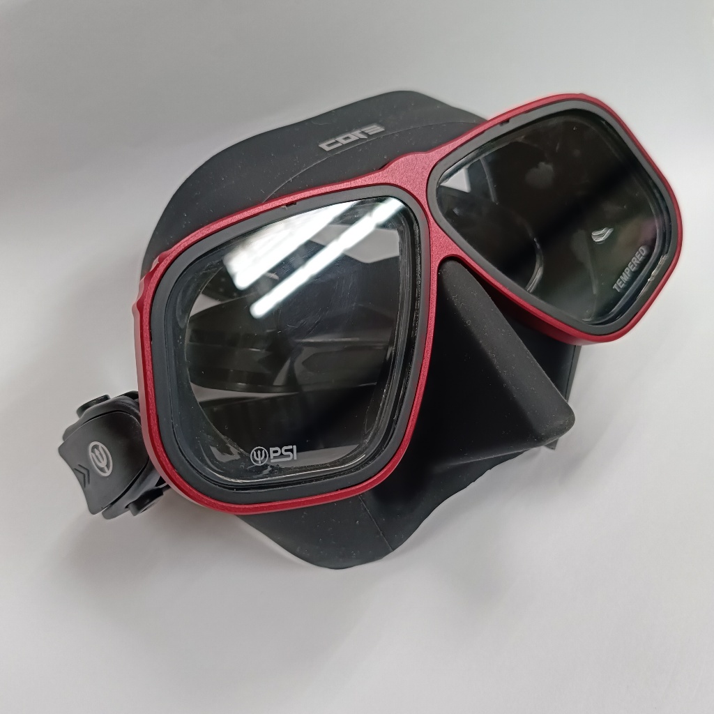 PSI Core Diving Mask หน้ากากดำน้ำ สีแดง | Shopee Thailand