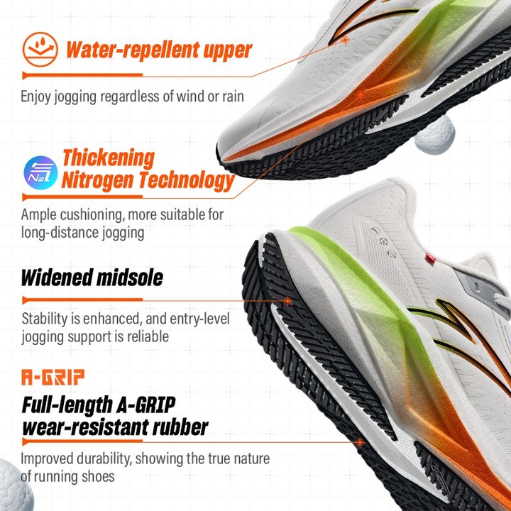 ANTA G21 3 SE รองเท้าวิ่งชาย 1125A5532 Official Store — รองเท้ากีฬา แบรนด์ Anta ของแท้ 100% เช็คราคาจาก Shopee Lazada - รูปที่ 1
