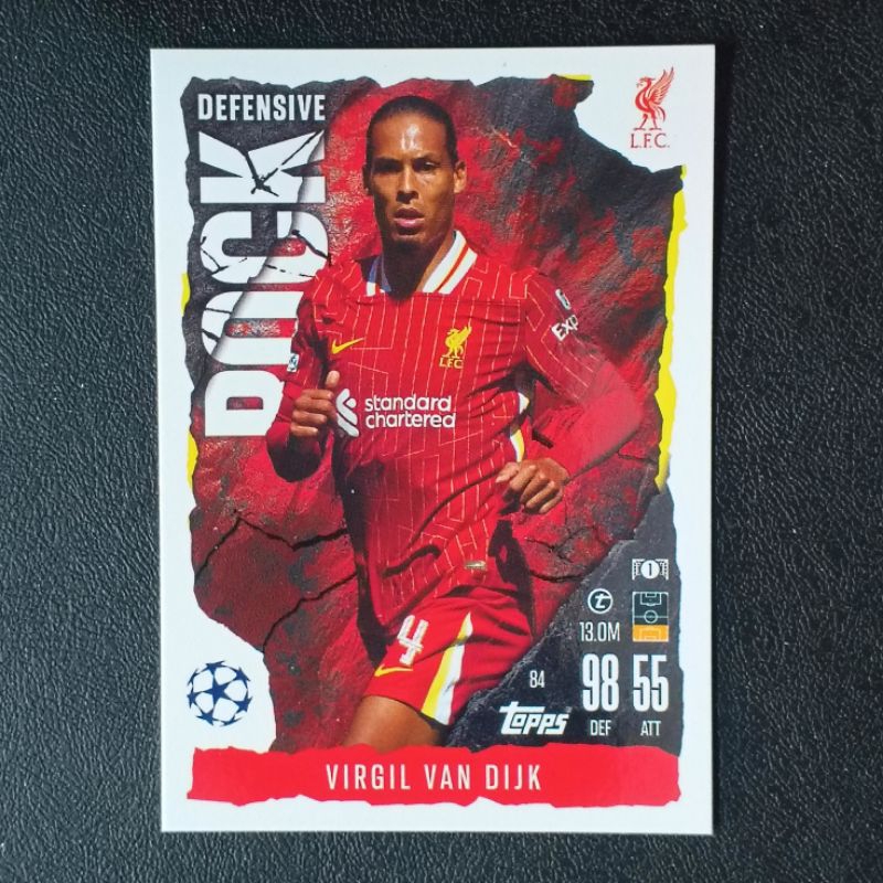 การ์ดฟุตบอล DEFENSIVE ROCK MATCH ATTAX EXTRA 2025 SOCCER TRADING CARD ...