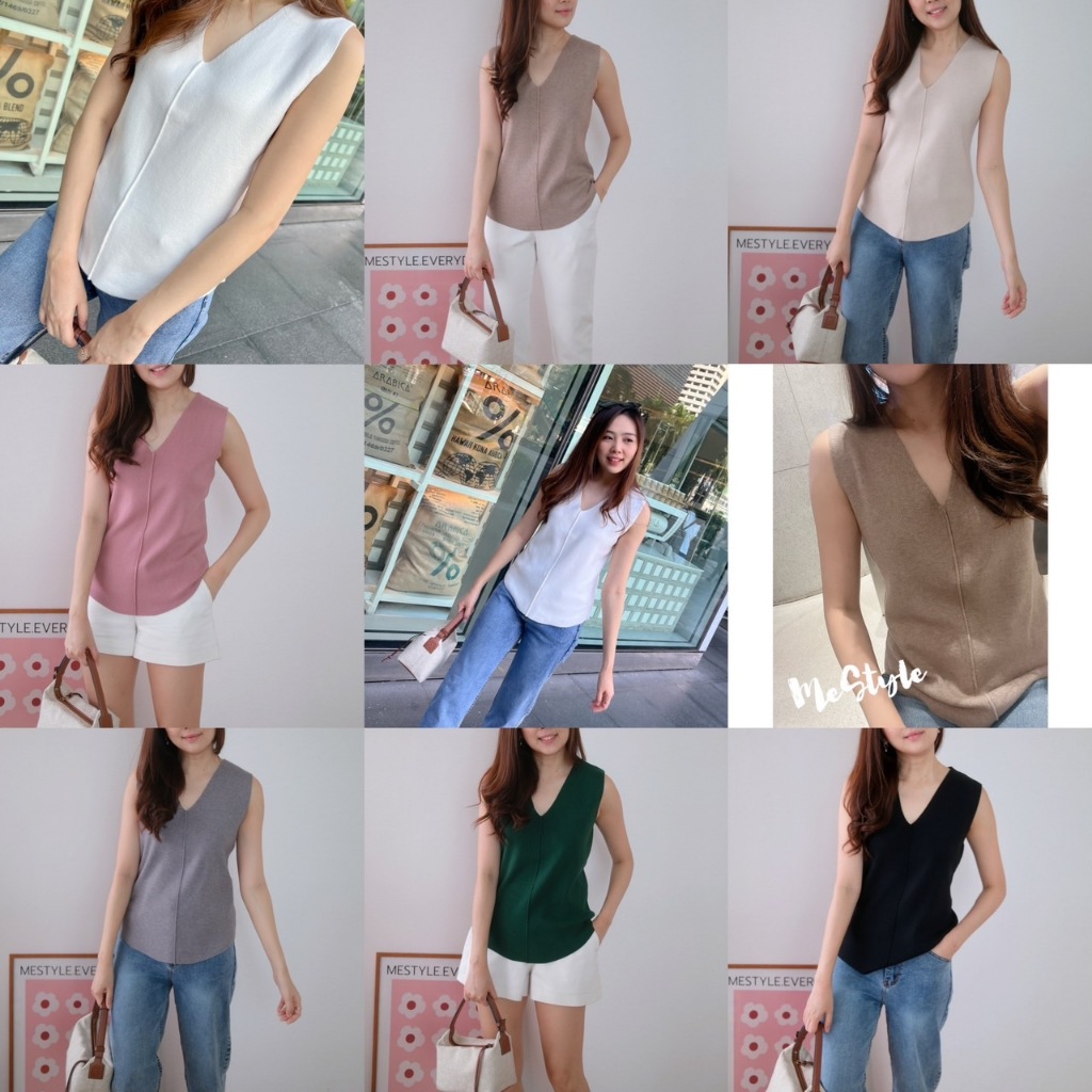 Regent Knit Top งาน Premium ใส แล วเพร ยวท นตาเห น Shopee Thailand