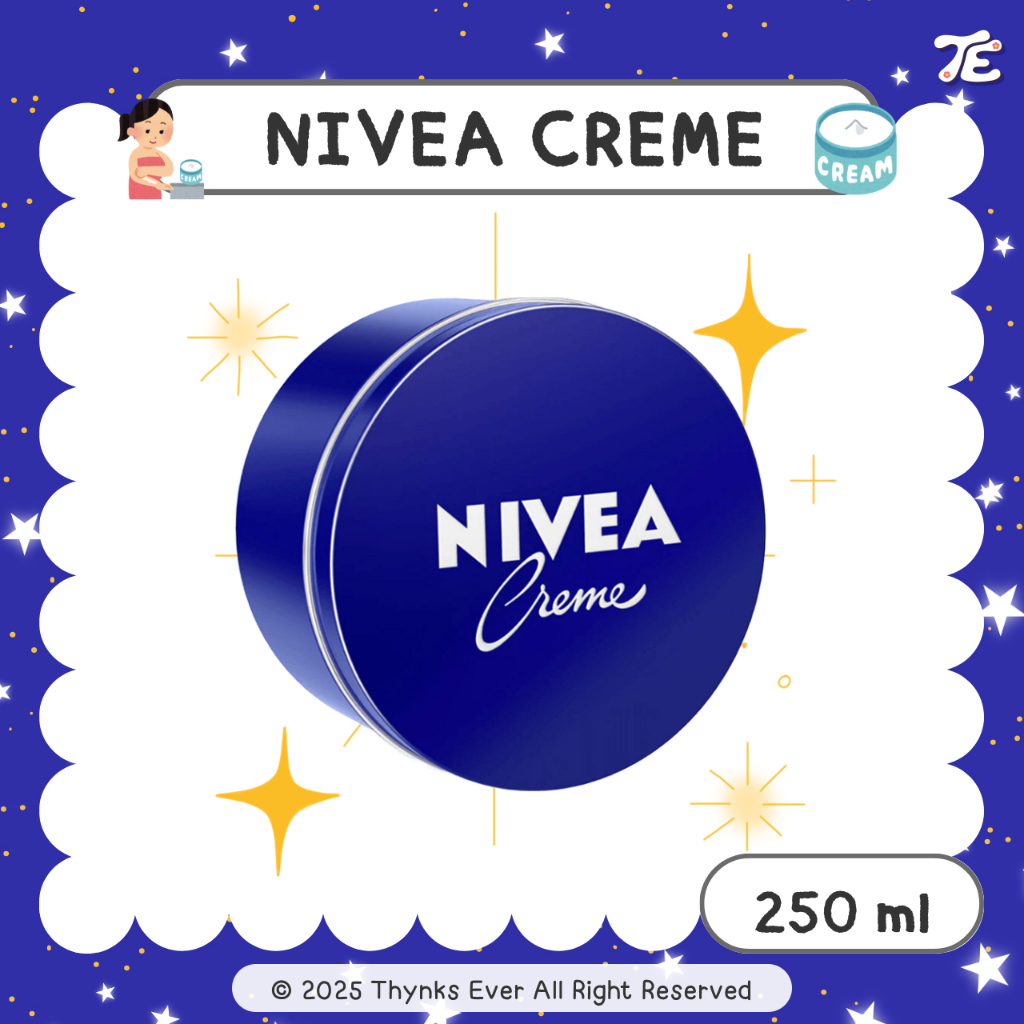 [1 กระปุก] NIVEA Cream CREME 250 ml - นีเวีย ครีม ครีมบำรุงผิวสูตร ...