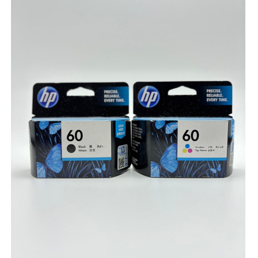 HP 60 Black - Tri-color Original Ink Cartridge | Shopee Thailand